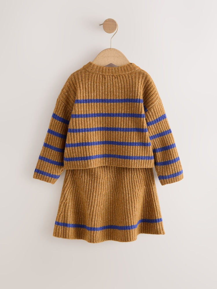Brown and Blue