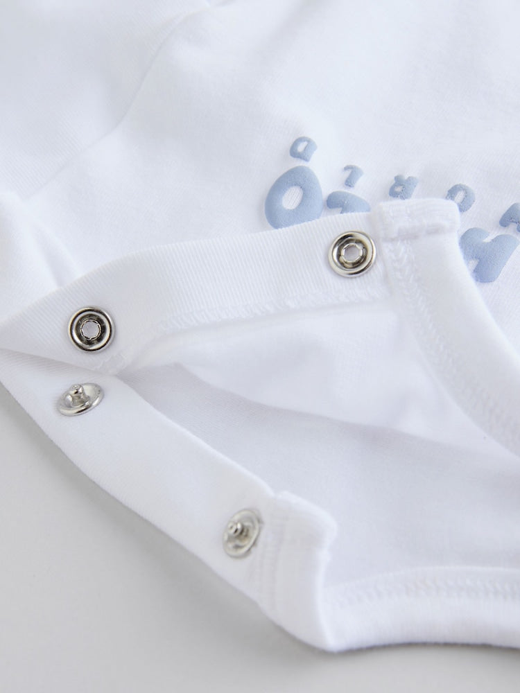 Blue Jersey Jacket, Bodysuit and Leggings Baby Set 3 Piece (0mths-2yrs)