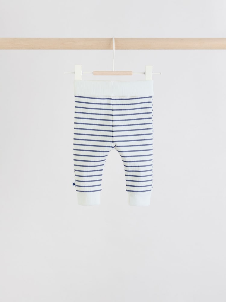 Blue Jersey Jacket, Bodysuit and Leggings Baby Set 3 Piece (0mths-2yrs)