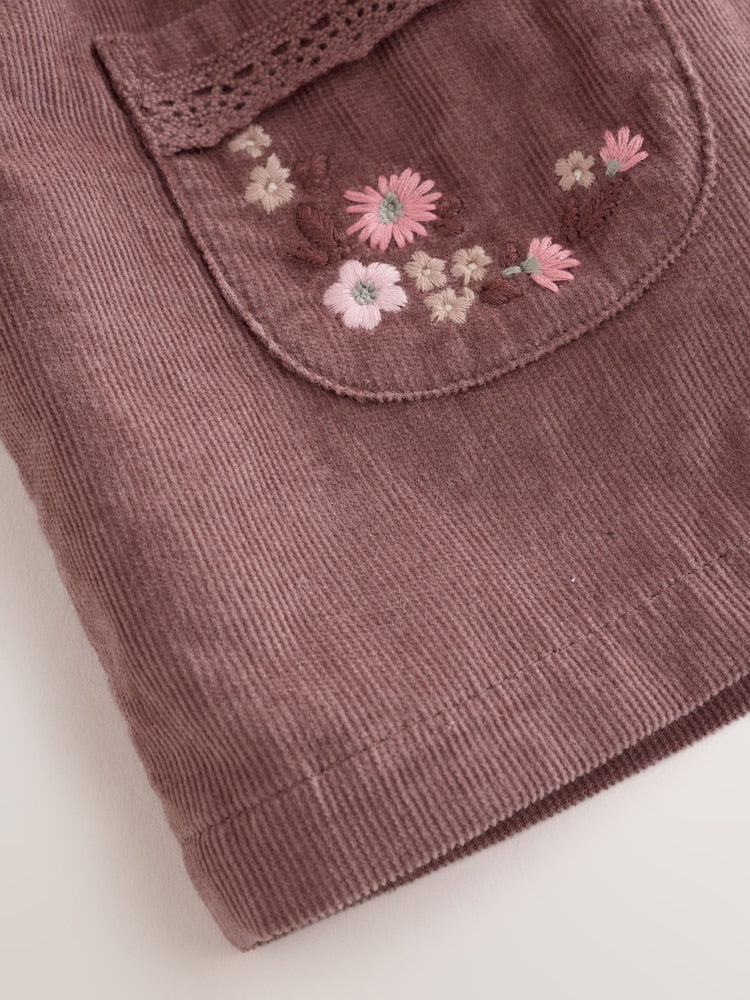 Chocolate Brown Floral