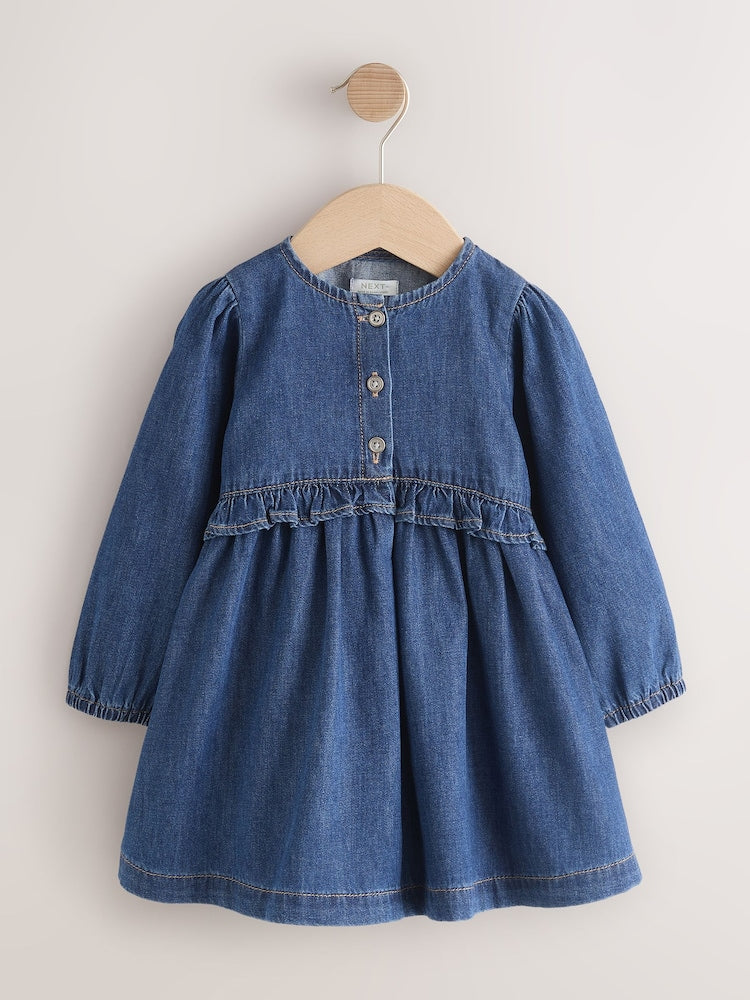 Blue Denim Long Sleeve Denim