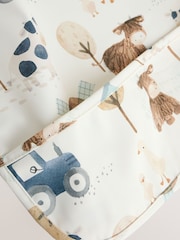 Neutral Weaning And Feeding Sleeved Bib - Size 6-12 Months (68-80cm)