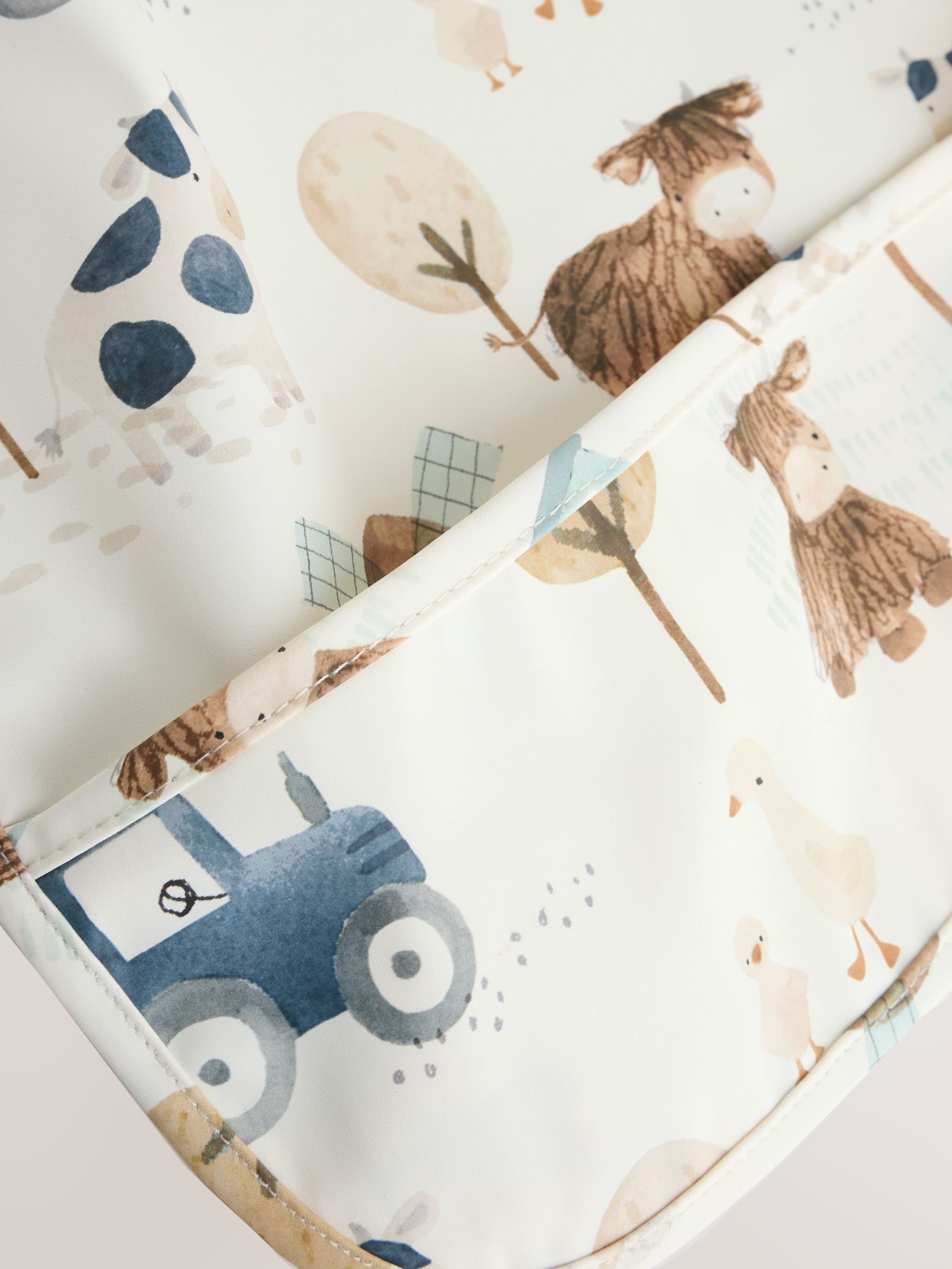 Neutral Weaning And Feeding Sleeved Bib - Size 6-12 Months (68-80cm)