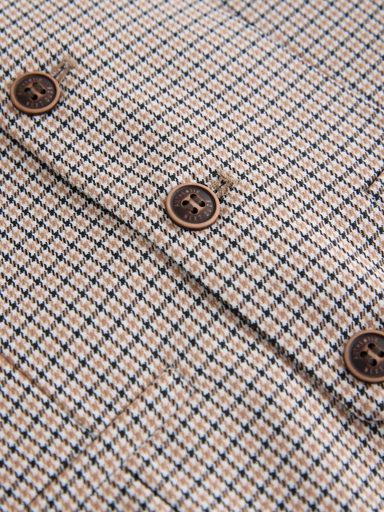 Brown Check Waistcoat, Shirt, Shorts & Tie Set (3mths-9yrs)