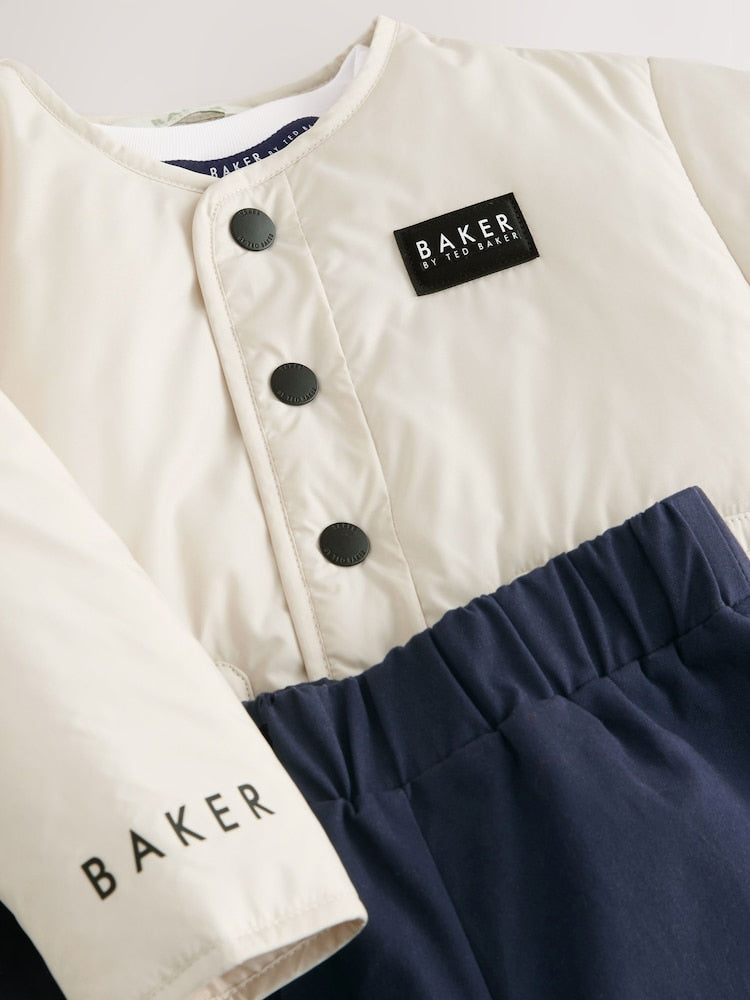 Baker by Ted Baker Bomber Jacket, T-Shirt and Joggers Set