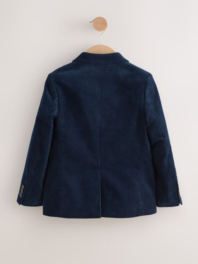 Navy Blue Corduroy Blazer (3-16yrs)