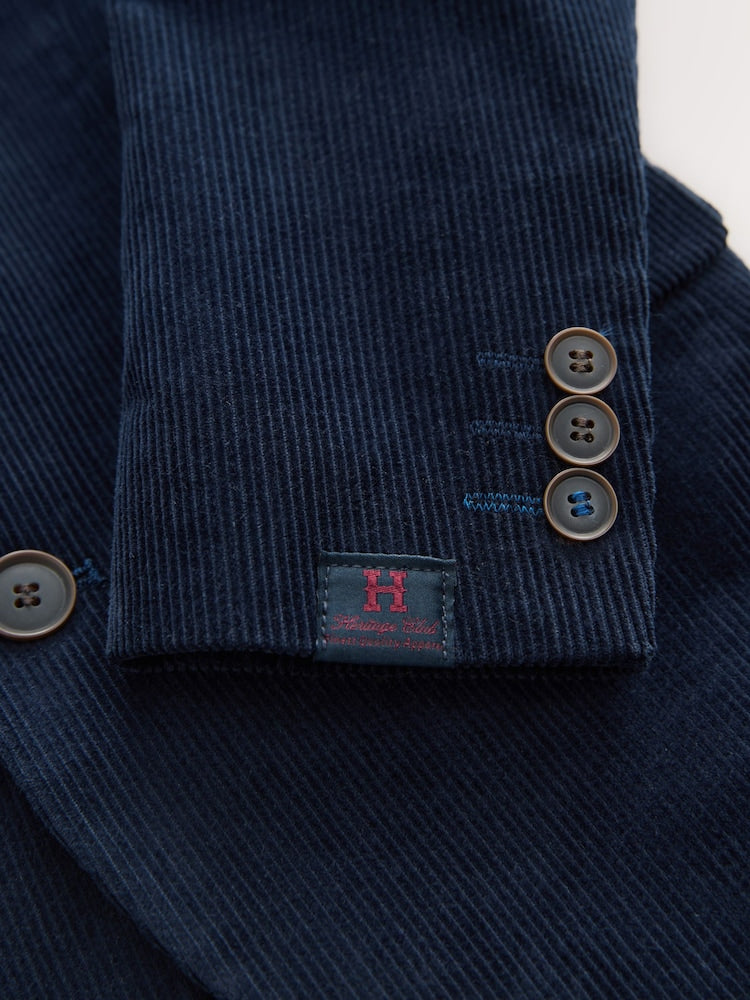 Navy Blue Corduroy Blazer (3-16yrs)