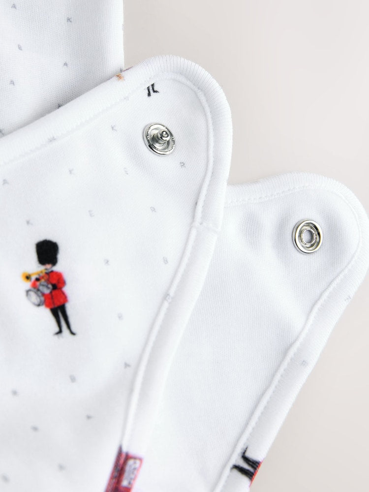 Baker by Ted Baker London Sleepsuit, Hat and Bib White Gift Set
