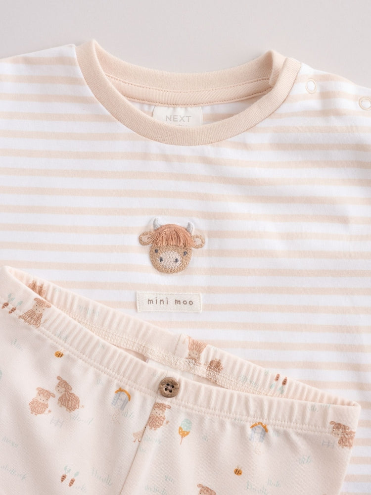 Neutral Hamish Top and Legging Baby Set (0mths-2yrs)