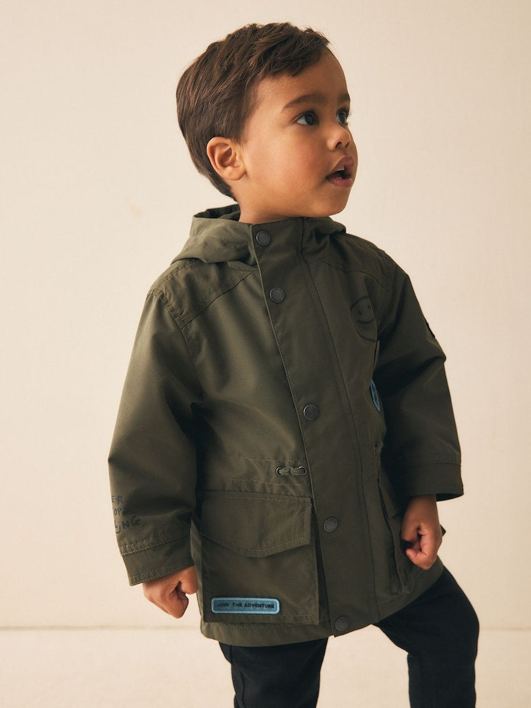 Khaki Green Midweight Parka (3mths-7yrs)