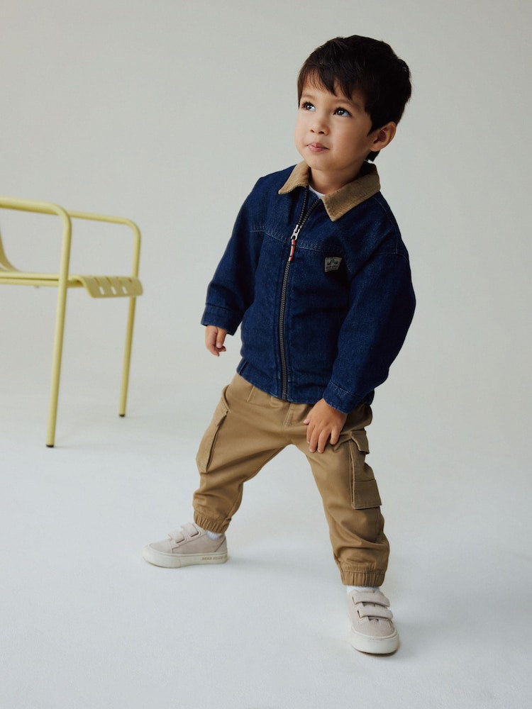 Denim Cord Collar Jacket (3mths-7yrs)