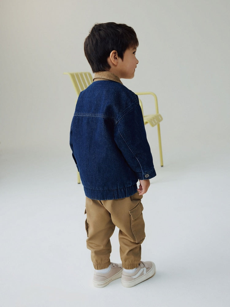 Denim Cord Collar Jacket (3mths-7yrs)