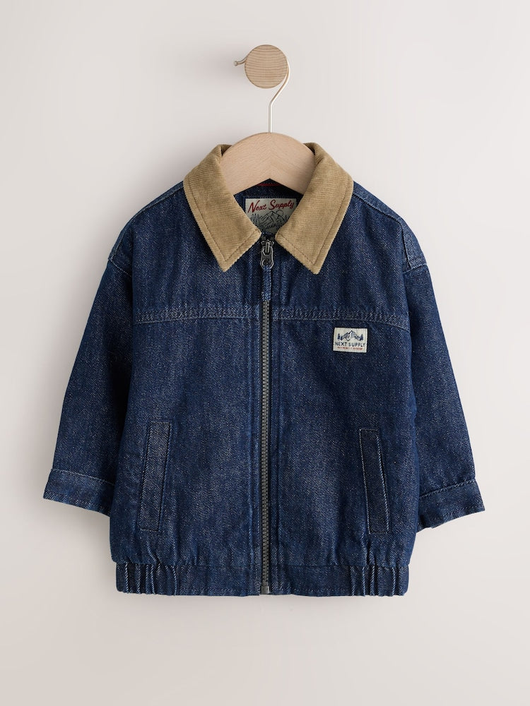 Denim Cord Collar Jacket (3mths-7yrs)