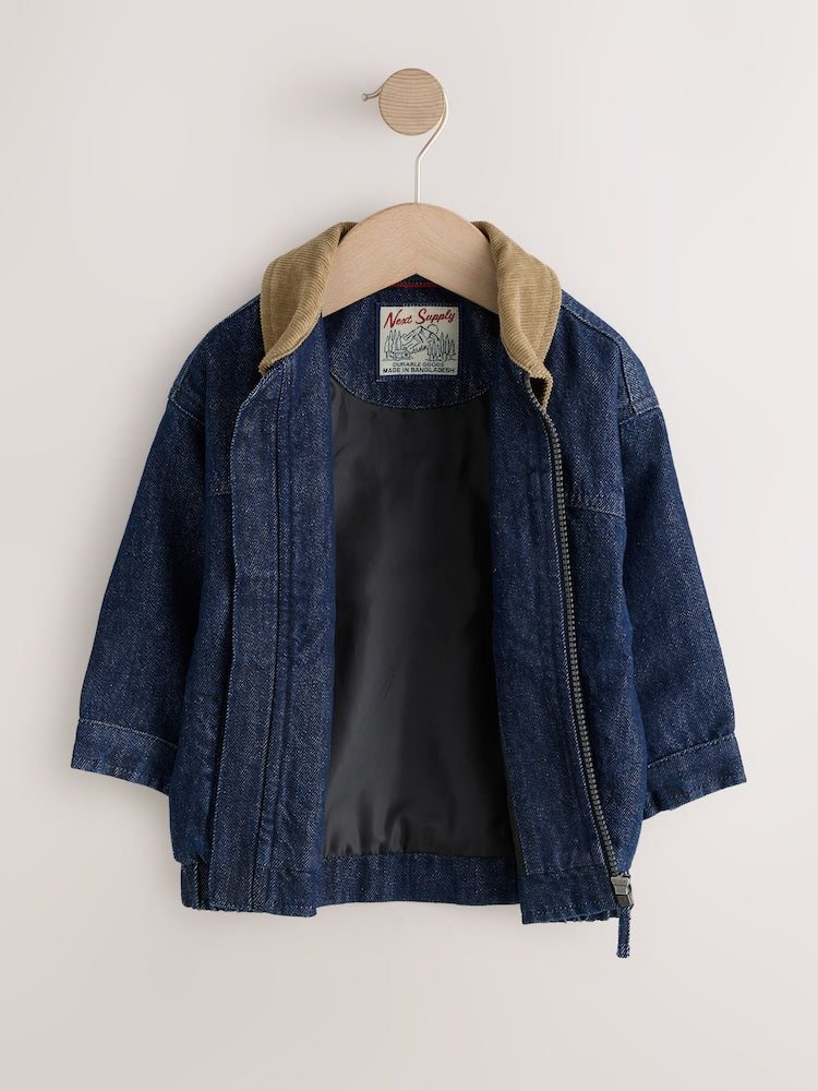 Denim Cord Collar Jacket (3mths-7yrs)