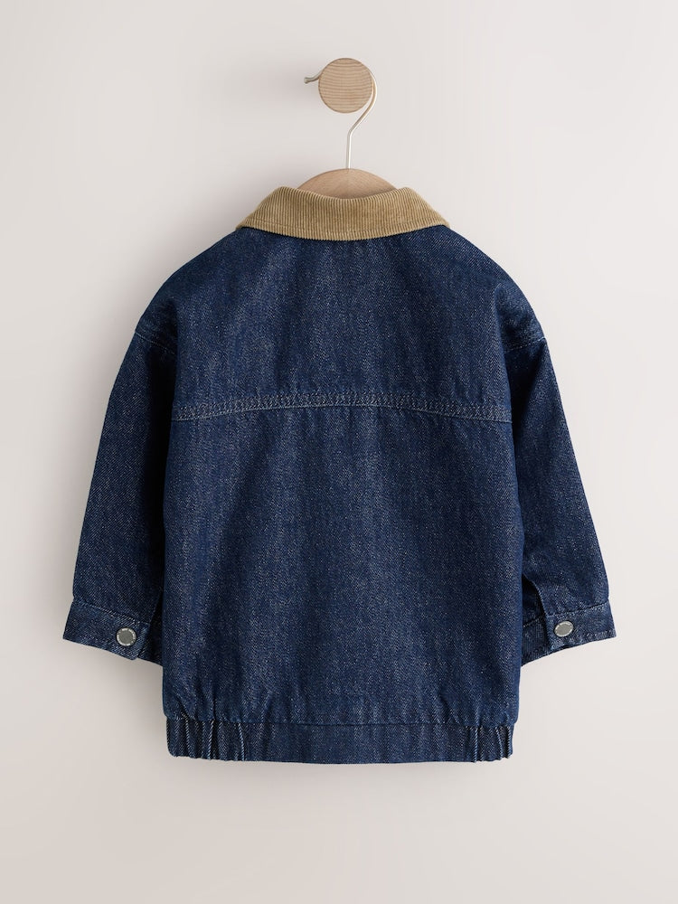 Denim Cord Collar Jacket (3mths-7yrs)