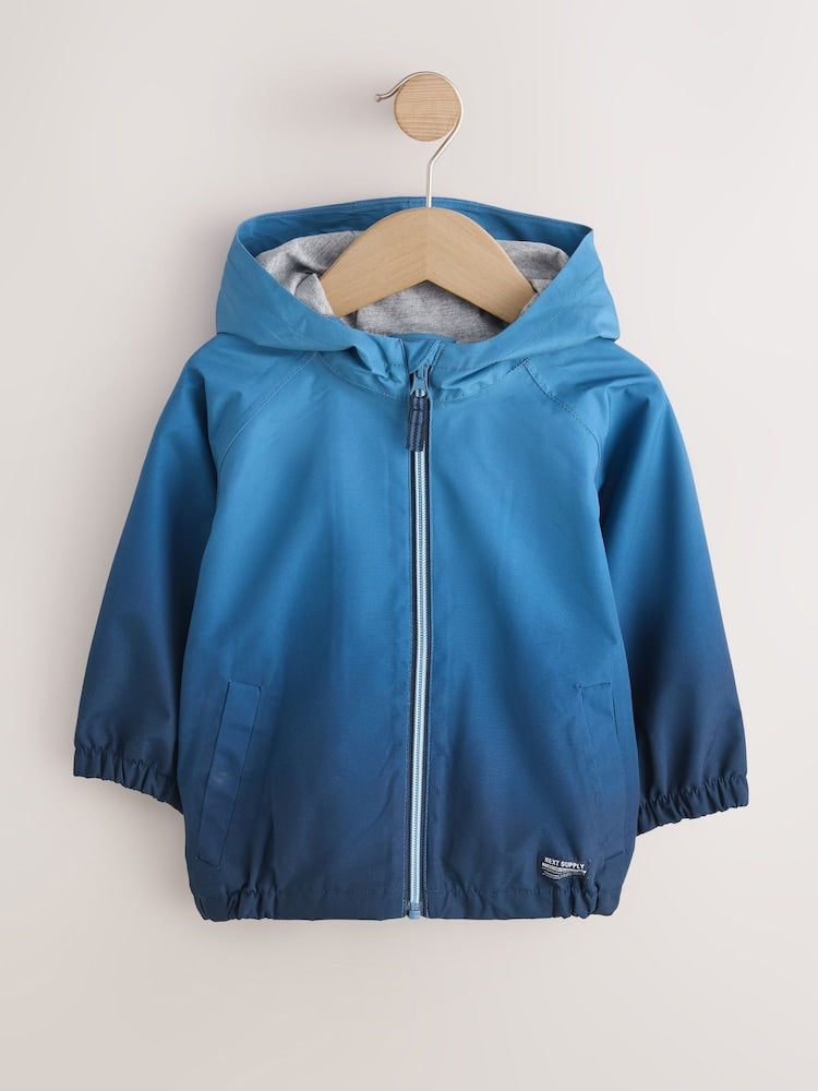 Ombre Blue Waterproof Cagoule Jacket (3mths-7yrs)