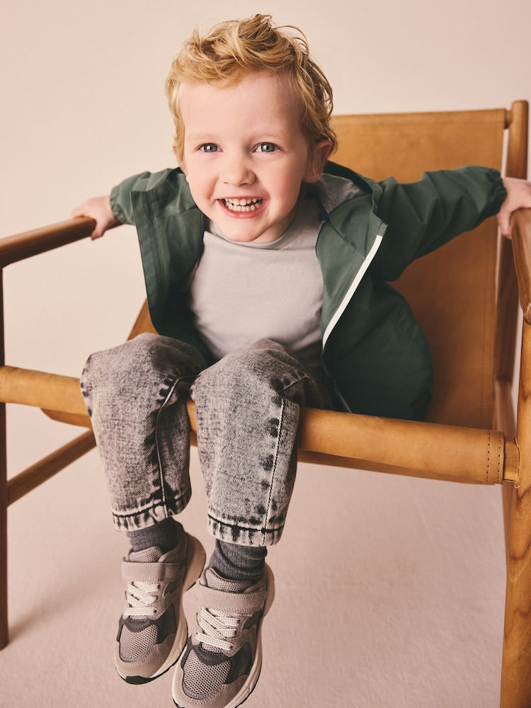 Sage Green Waterproof Cagoule Jacket (3mths-7yrs)