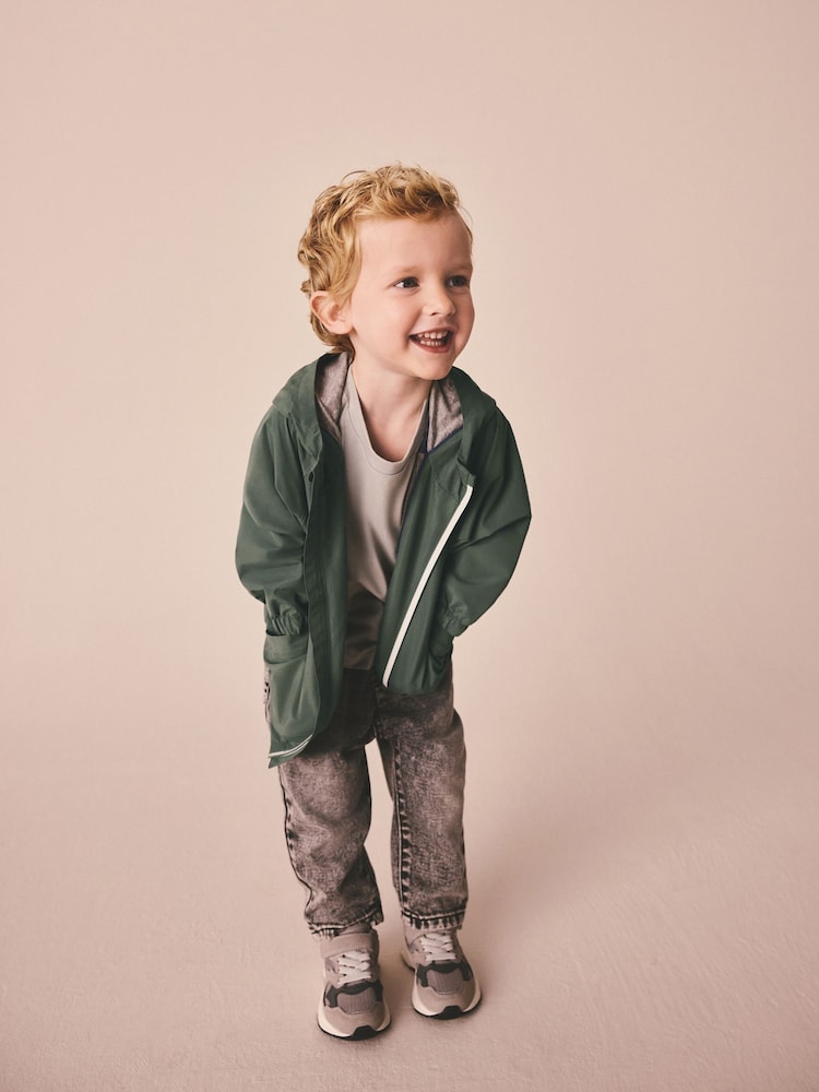Sage Green Waterproof Cagoule Jacket (3mths-7yrs)