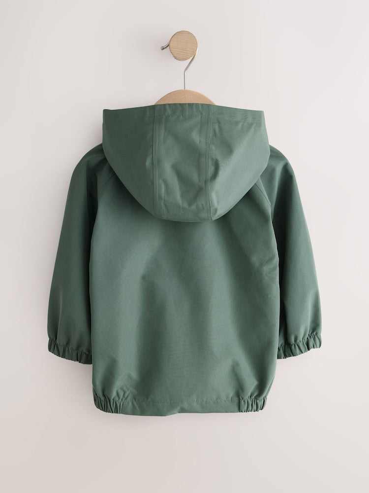 Sage Green Waterproof Cagoule Jacket (3mths-7yrs)
