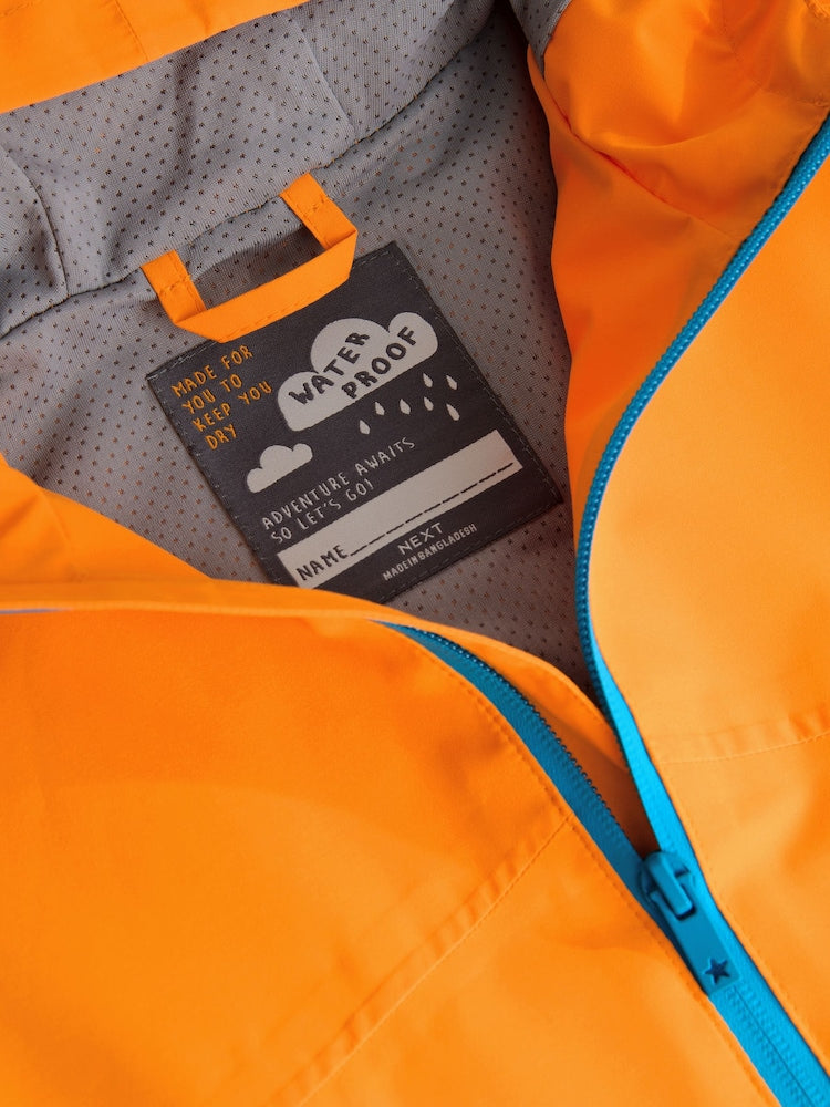 Orange Waterproof Cagoule (3mths-7yrs)