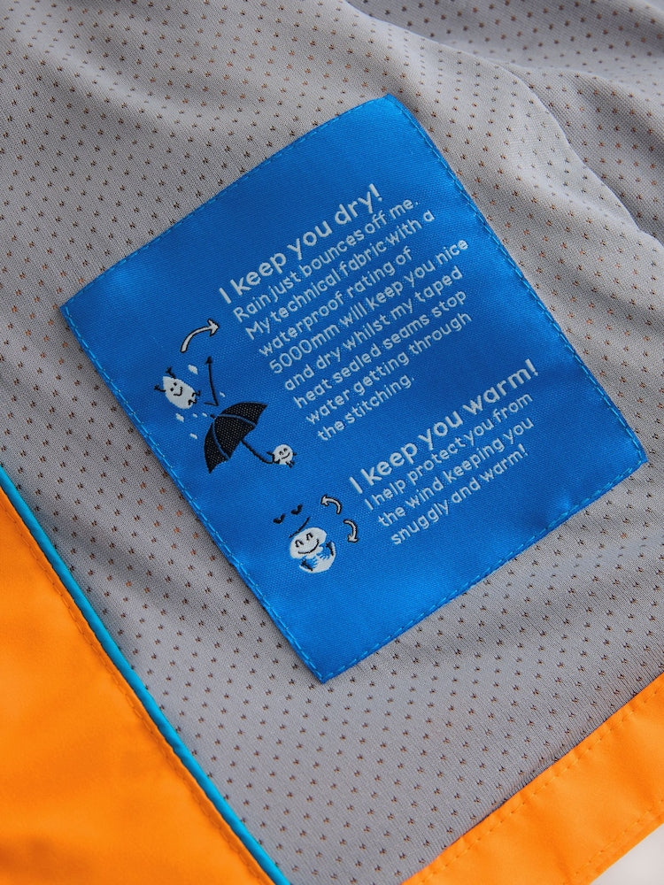 Orange Waterproof Cagoule (3mths-7yrs)