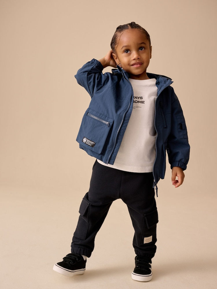 Navy Lightweight Utility Jacket (3mths-7yrs)
