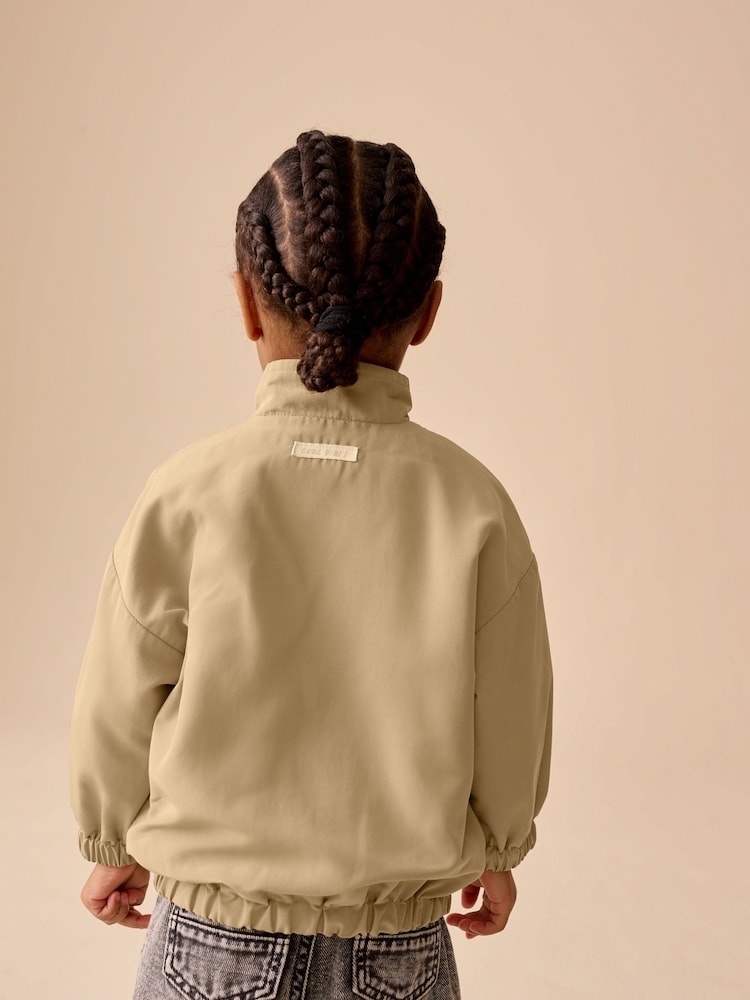 Neutral Collared Coach Jacket (3mths-7yrs)