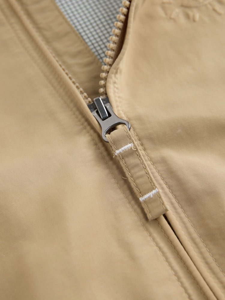 Neutral Collared Coach Jacket (3mths-7yrs)