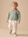 Sage Green Jacket (3mths-10yrs) - Size 3-6 Months (62-68cm)