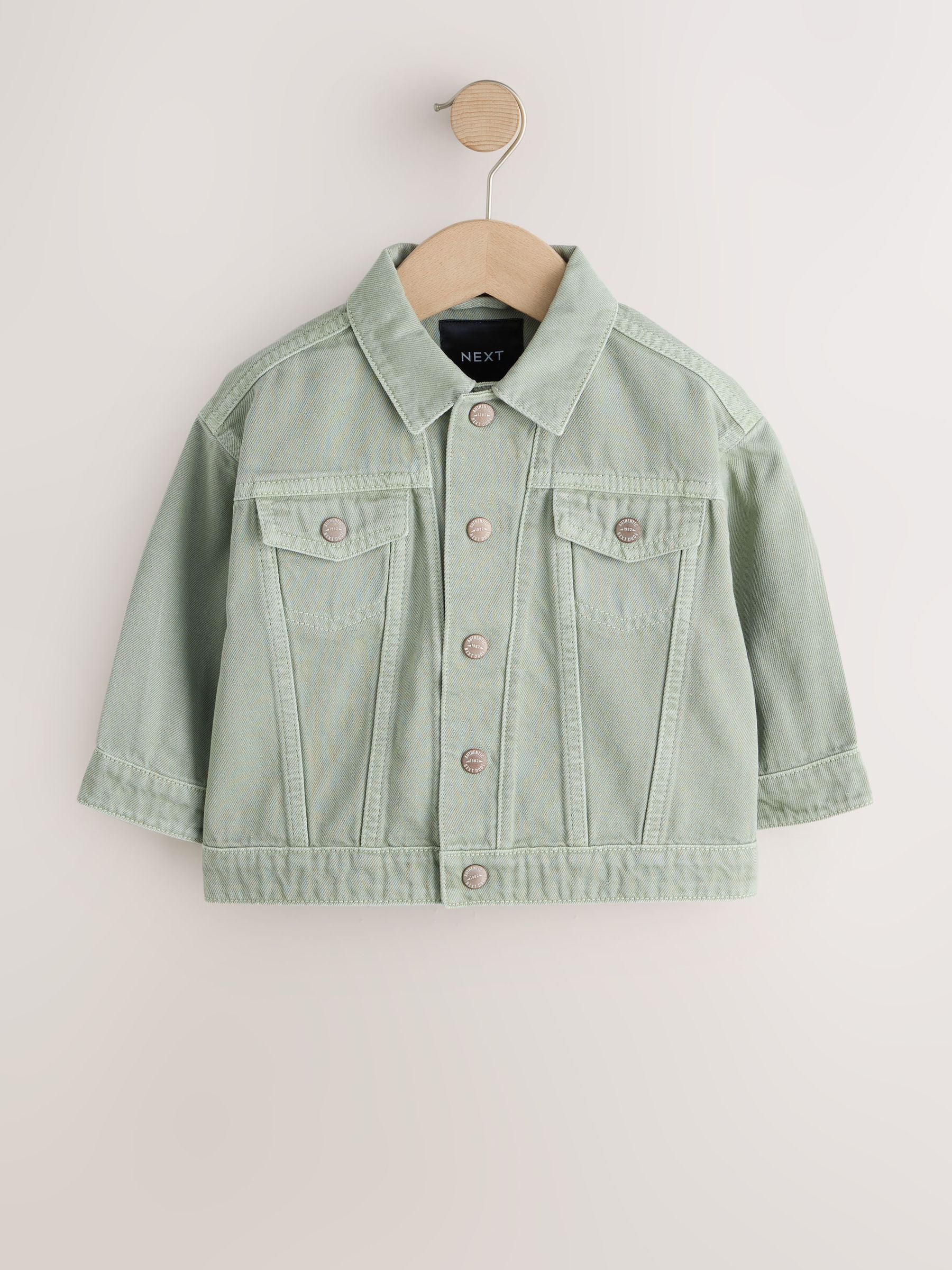 Sage Green Jacket (3mths-10yrs) - Size 3-6 Months (62-68cm)