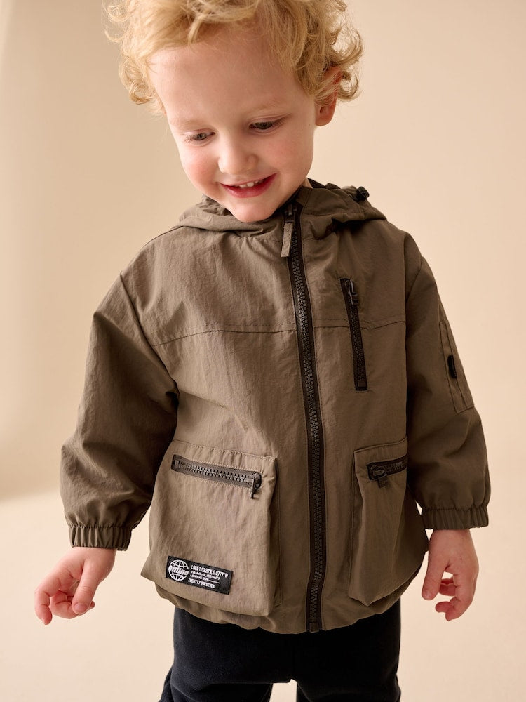 Brown Lightweight Utility Jacket (3mths-7yrs)