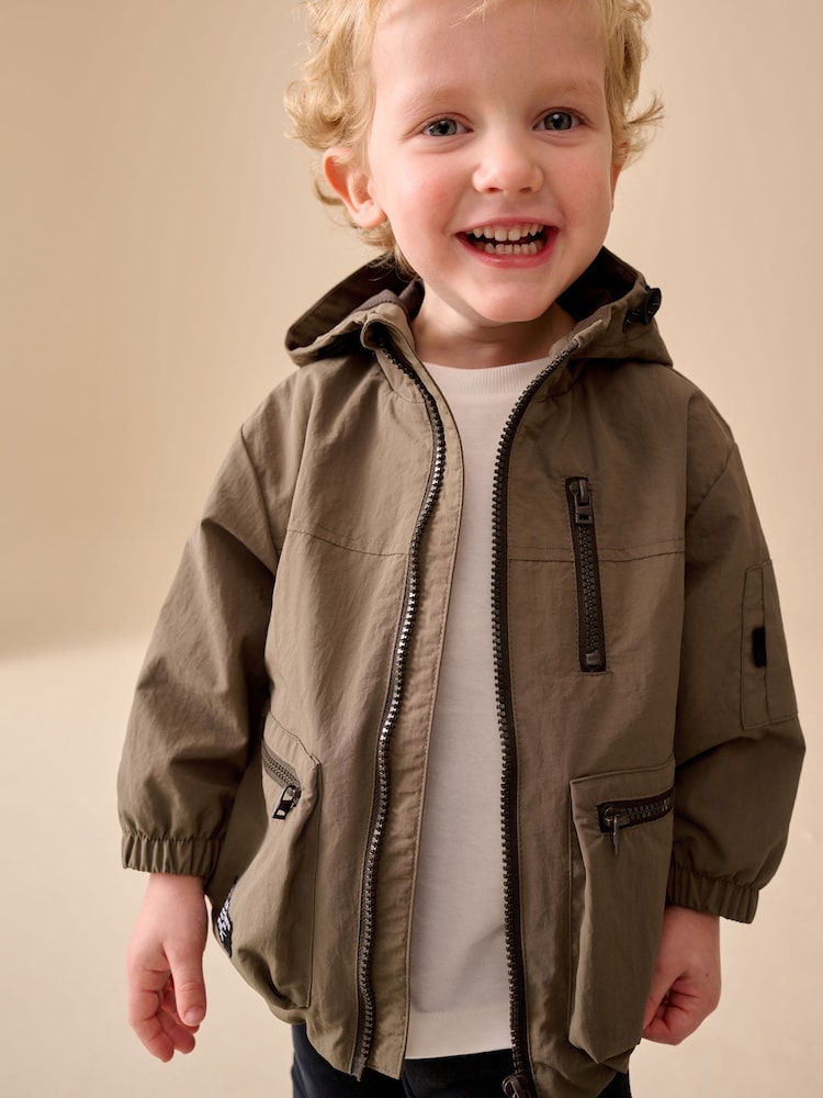 Brown Lightweight Utility Jacket (3mths-7yrs)