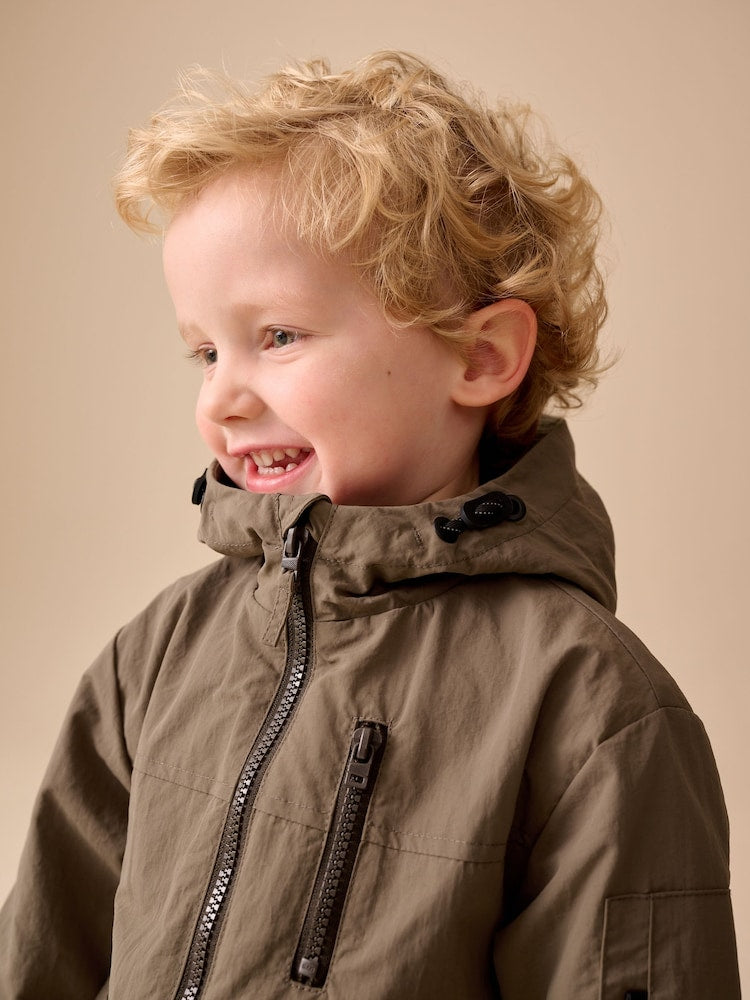 Brown Lightweight Utility Jacket (3mths-7yrs)