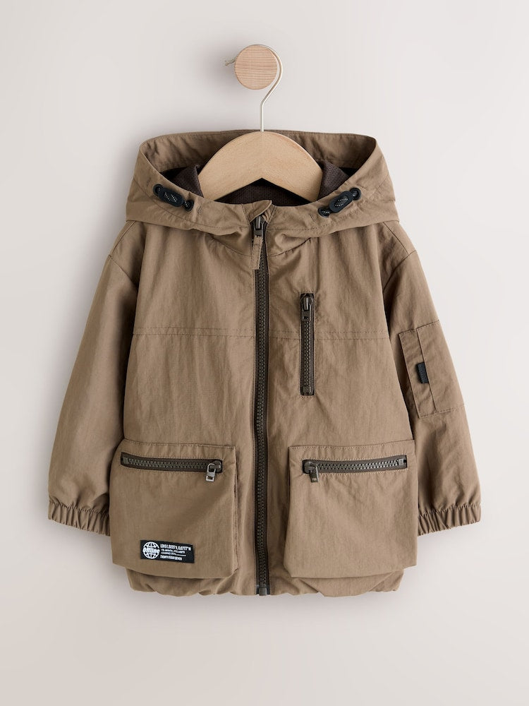 Brown Lightweight Utility Jacket (3mths-7yrs)