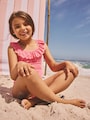 Pink Broderie Frill Swimsuit (3-16yrs) - Size 3 Years (98cm)
