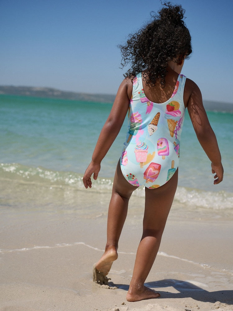 Pink/Blue Ice Cream Swimsuit (3mths-10yrs)
