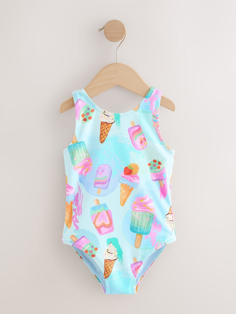 Pink/Blue Ice Cream Swimsuit (3mths-10yrs)
