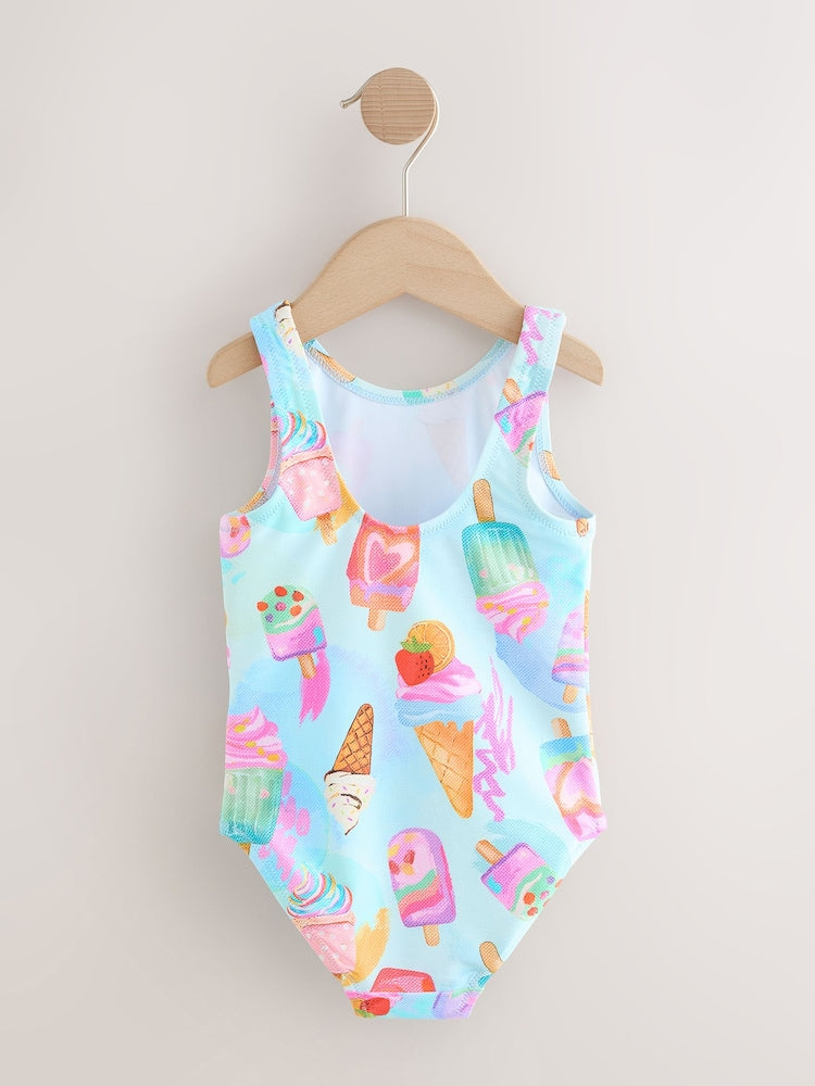 Pink/Blue Ice Cream Swimsuit (3mths-10yrs)