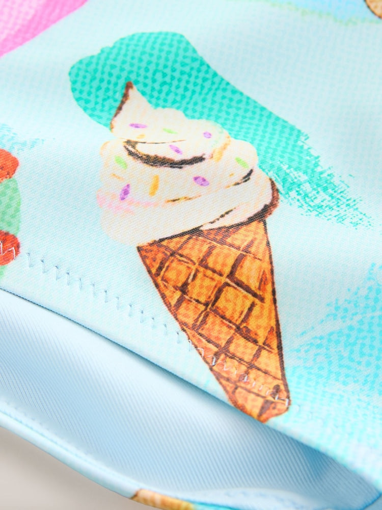 Pink/Blue Ice Cream Swimsuit (3mths-10yrs)
