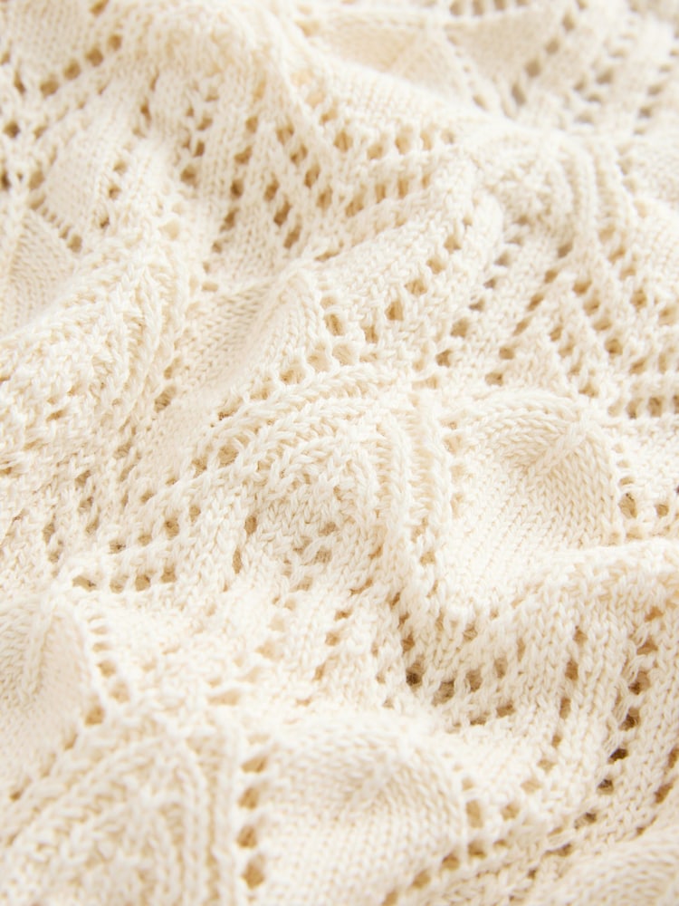 Ecru Knitted Cardigan (3-16yrs)