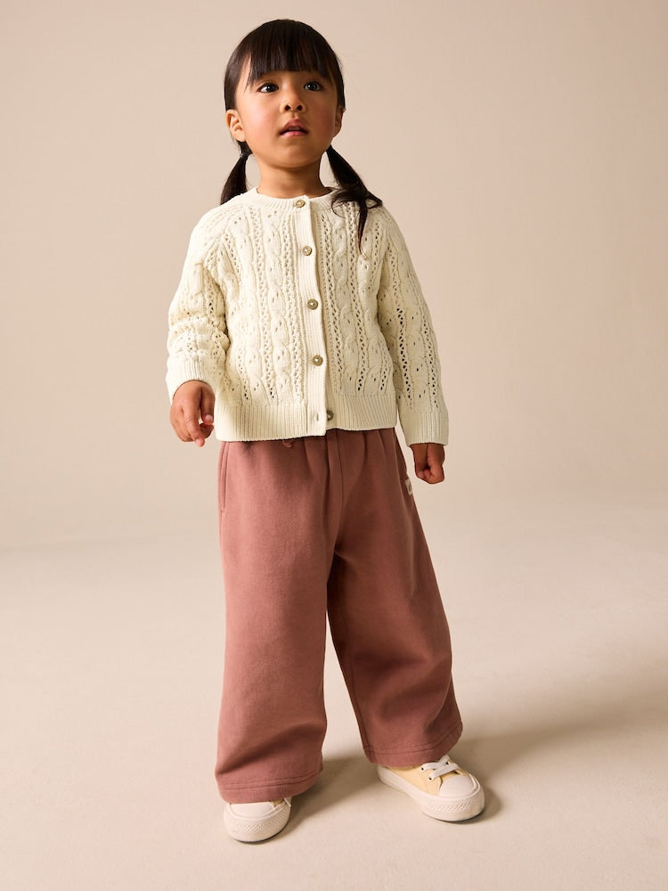 Ecru Cable Cardigan (3mths-7yrs) - Size 3-6 Months (62-68cm)