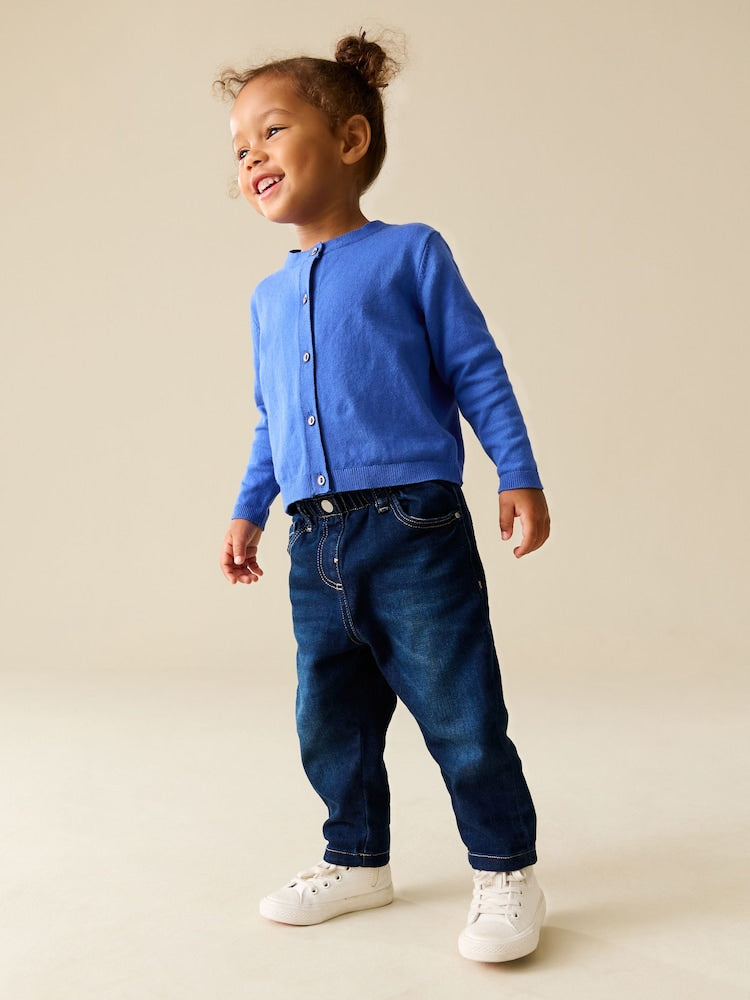 Cobalt Blue Cardigan (3mths-10yrs) - Size 3-6 Months (62-68cm)