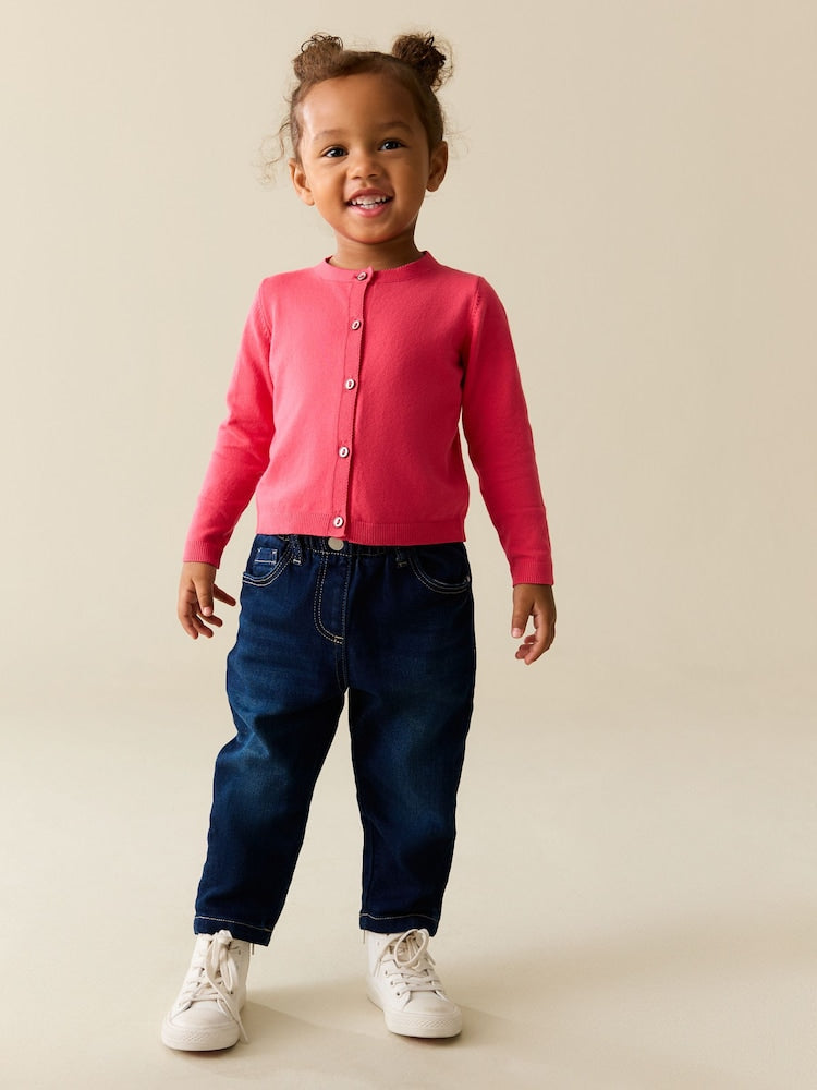 Fluro Pink Cardigan (3mths-10yrs)