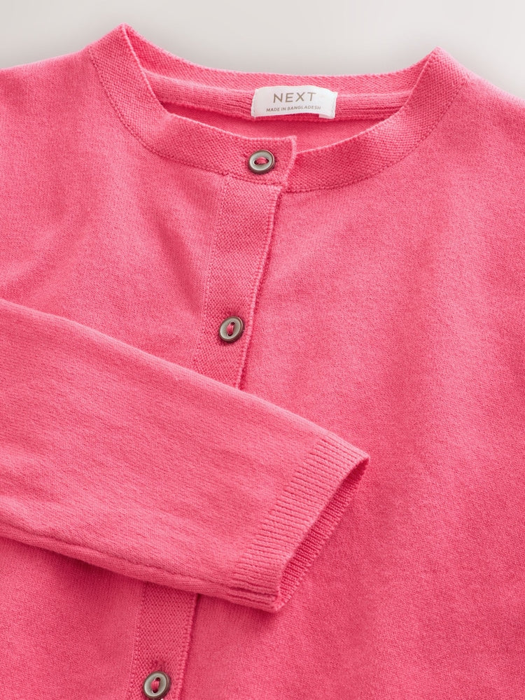 Fluro Pink Cardigan (3mths-10yrs)