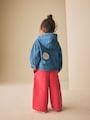 Mid Blue Embroidered Character Denim Jacket (3mths-7yrs) - Size 3-6 Months (62-68cm)