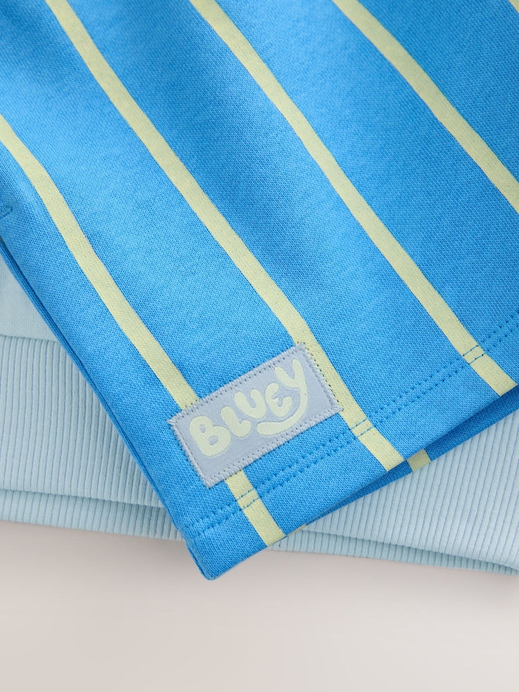 Blue Bluey Sweat Crew and Shorts Set (12mths-8yrs) - Size 12-18 Months (80-86cm)