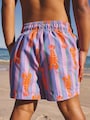 Pink/Lilac Printed Swim Shorts (3mths-7yrs) - Size 3-6 Months (62-68cm)
