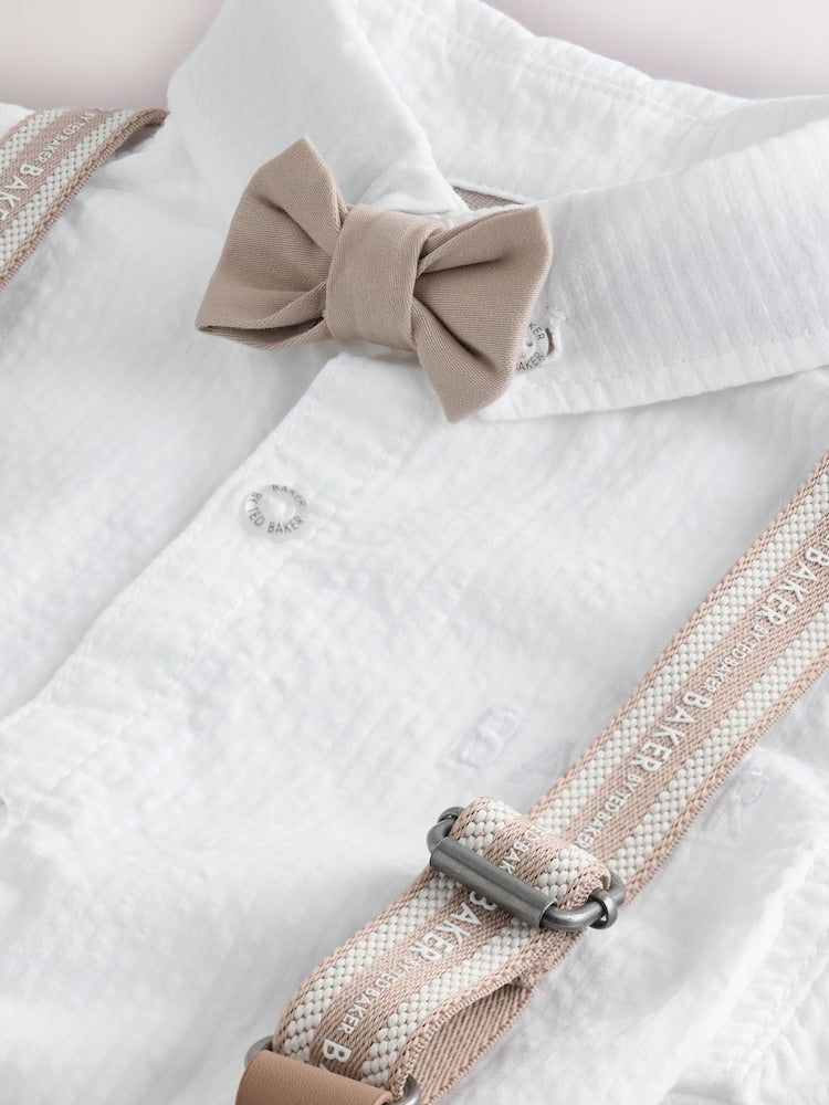 Baker by Ted Baker 3 Piece Shirt, Shorts and Braces Set