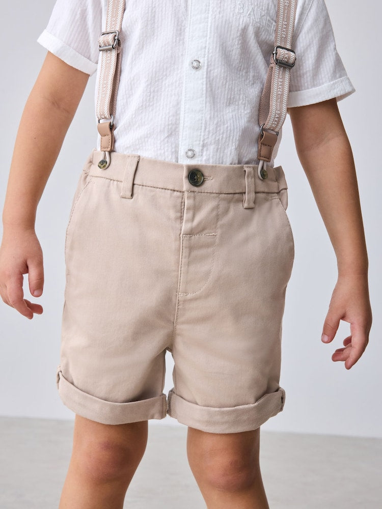 Baker by Ted Baker 3 Piece Shirt, Shorts and Braces Set