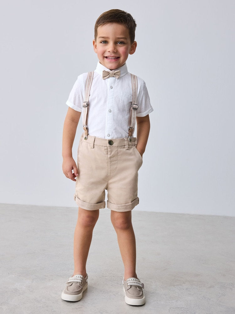 Baker by Ted Baker 3 Piece Shirt, Shorts and Braces Set